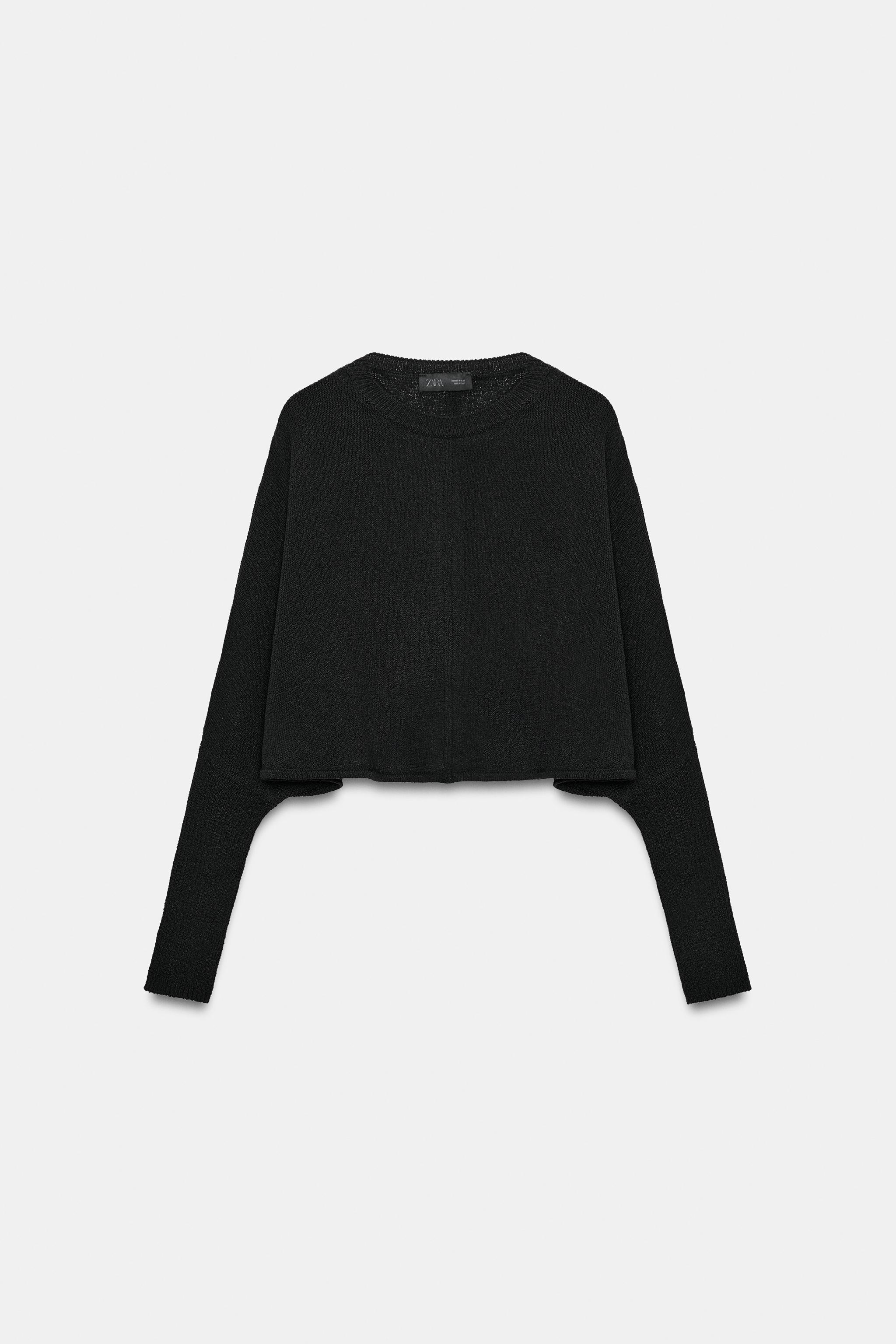 BATWING SLEEVE CROPPED JUMPER